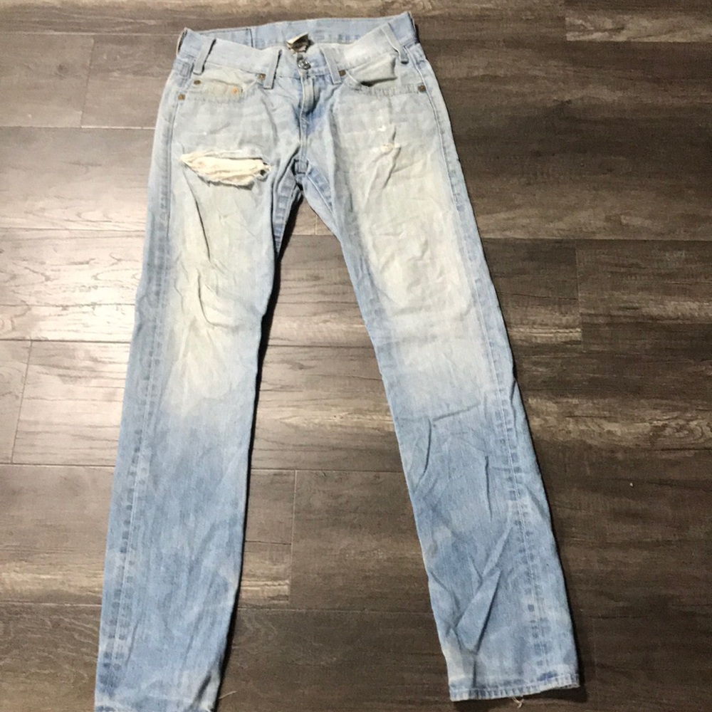 True religion ripped jeans